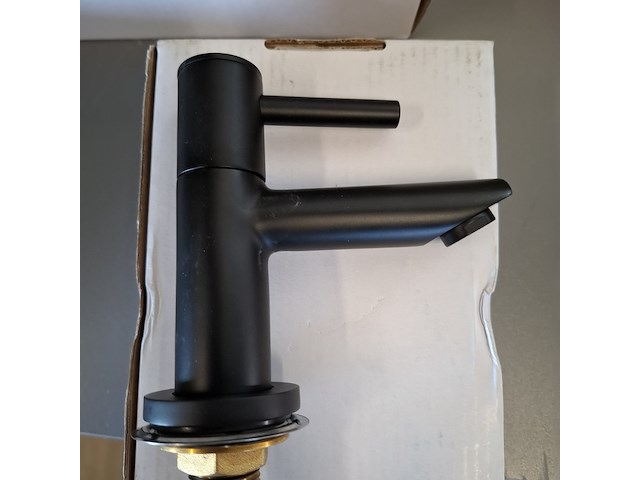 Toiletkraan wiesbaden, amador, mat zwart - afbeelding 1 van  5