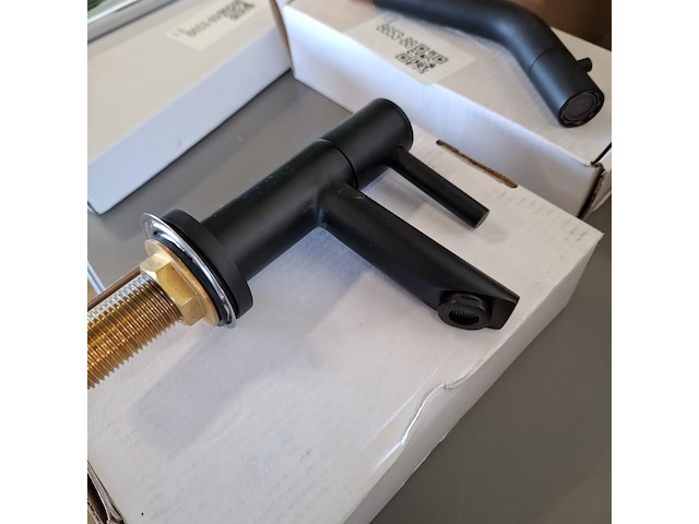 Toiletkraan wiesbaden, amador, mat zwart - afbeelding 2 van  5