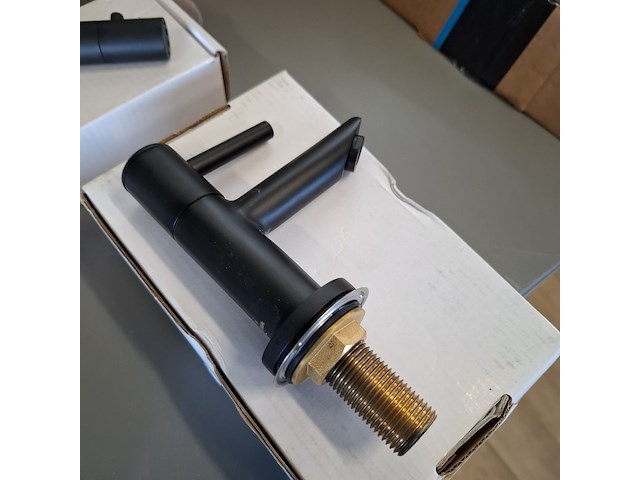 Toiletkraan wiesbaden, amador, mat zwart - afbeelding 4 van  5