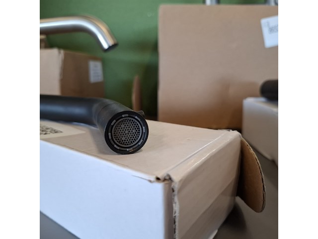 Toiletkraan wiesbaden, metro, mat zwart - afbeelding 4 van  5