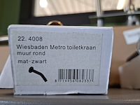 Toiletkraan wiesbaden, metro, mat zwart - afbeelding 5 van  5