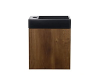 Toiletmeubel fontein 40 cm, allibert, java pack, walnoot - afbeelding 4 van  7