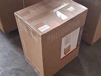 Toiletmeubel fontein 40 cm + spiegel, allibert, porto pack, wit / hout - afbeelding 6 van  6