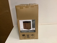 Toiletmeubel + wasbak, java pack 824877, walnut/zwart - afbeelding 2 van  4