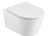 Toiletpot met toiletbril atlantic, bruce compact, wit