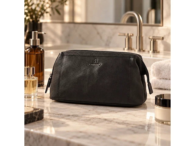 Toilettas dr amsterdam, black - afbeelding 5 van  6