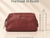 Toilettas dr amsterdam, brown - afbeelding 6 van  6