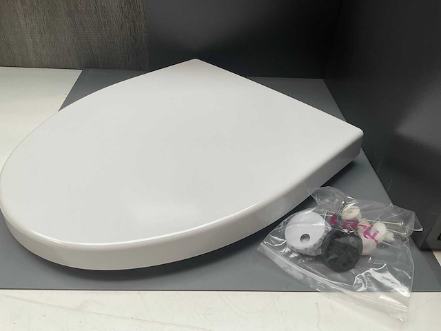 Toiletzitting cersanit antibacterial wit - afbeelding 5 van  5