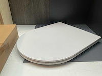 Toiletzitting flatline softclose wit - afbeelding 2 van  3
