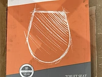 Toiletzitting met deksel, pressalit, seats, wit, met doos