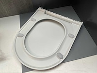 Toiletzitting softclose en uitneembaar mat wit - afbeelding 5 van  5