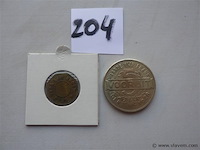 Tokens 5 frank vooruit gent 1928 en goed voor een brood - afbeelding 1 van  3