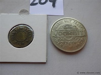 Tokens 5 frank vooruit gent 1928 en goed voor een brood - afbeelding 2 van  3