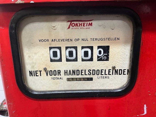 Tokheim 93 vintage benzinepomp - afbeelding 10 van  10