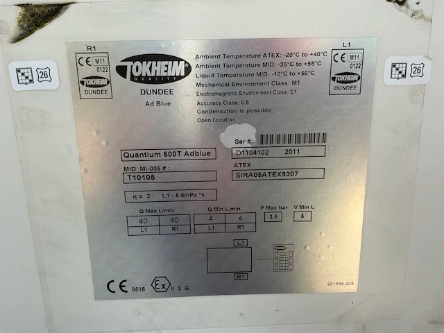 Tokheim dieselpomp met adblue - afbeelding 4 van  17