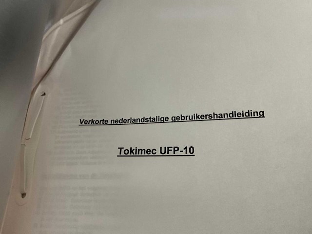 Tokimec ufp-10 ultrasone volumestroommeter - afbeelding 4 van  6