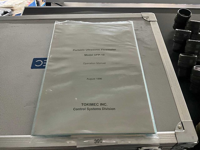 Tokimec ufp-10 ultrasone volumestroommeter - afbeelding 5 van  6