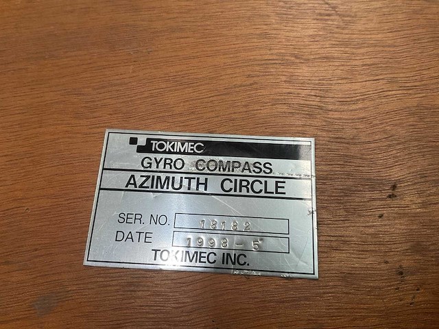 Tokimec vintage marine azimuth circle - afbeelding 4 van  4