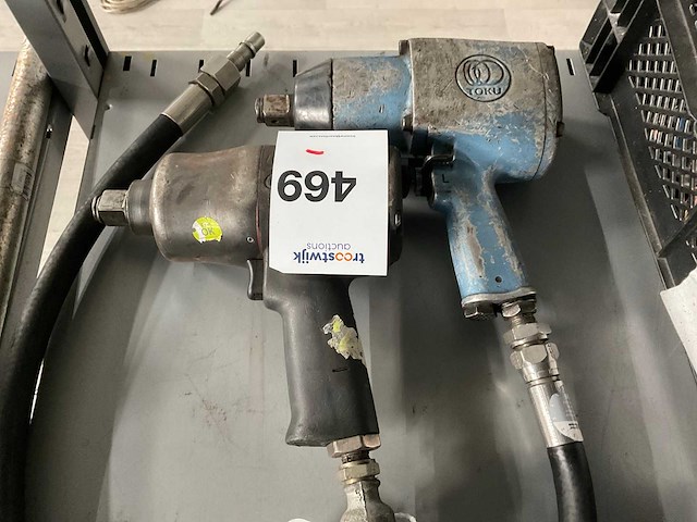 Toku / ingersoll rand pneumatische slagmoersleutel (2x) - afbeelding 1 van  5