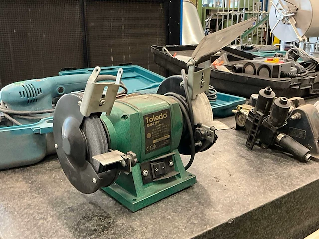 Toledo tsm-125w dubbelsteens slijpmachine - afbeelding 2 van  4