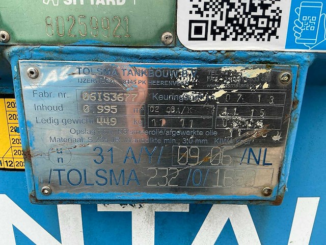 Tolsma diesel opslagtank - afbeelding 3 van  12