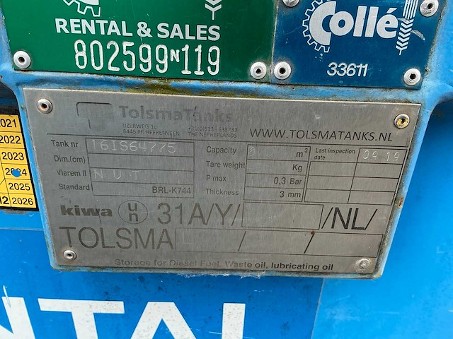Tolsma diesel opslagtank - afbeelding 5 van  14