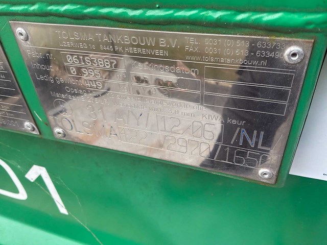 Tolsma dieselopslagtank - afbeelding 6 van  6