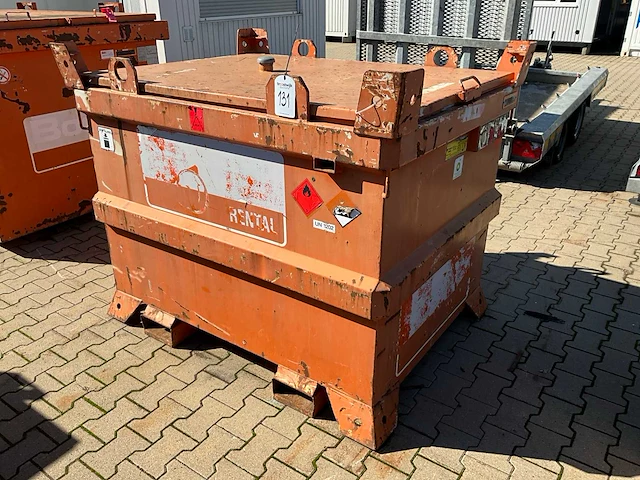 Tolsma ibc container brandstof opslagtank - afbeelding 1 van  9