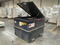 Tolsma tankbouw 995 liter kiwa brandstoftank met pomp en afgiftepistool - afbeelding 10 van  18