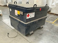 Tolsma tankbouw 995 liter kiwa brandstoftank met pomp en afgiftepistool - afbeelding 1 van  18