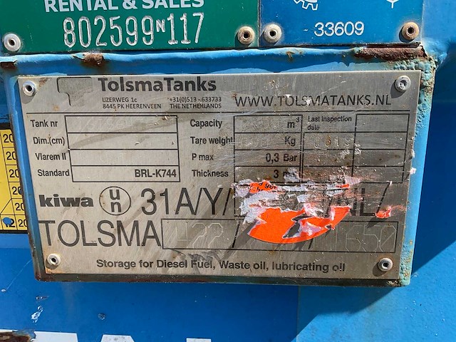 Tolsma tanks dieseltank - afbeelding 6 van  8