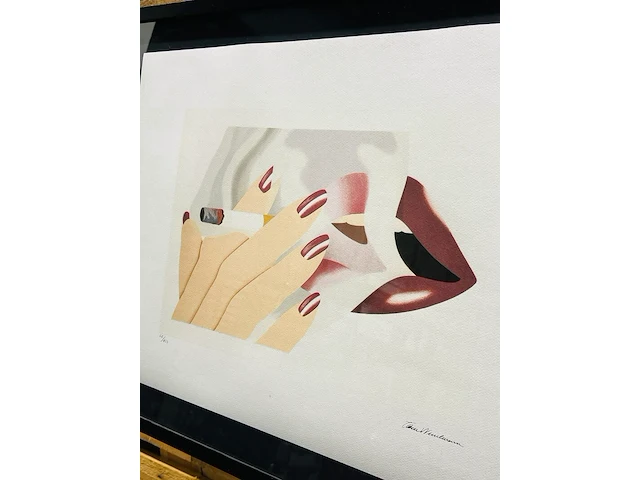 Tom wesselman lithograaf - gesigneerd met certificaat - afbeelding 2 van  6