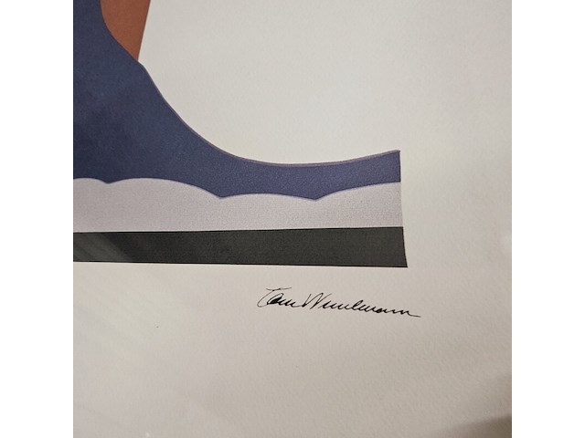 Tom wesselman lithograaf ''seascape'' - limited edition 235/450 - afbeelding 3 van  6