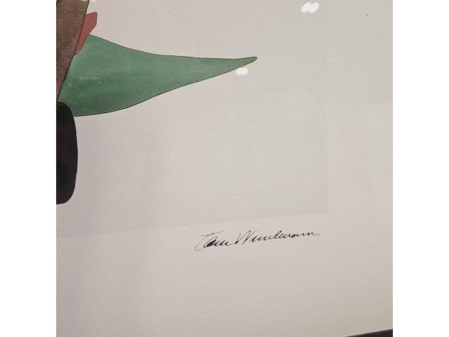 Tom wesselman lithograaf ''smoker iv'' - limited edition 221/450 - afbeelding 4 van  7