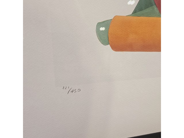 Tom wesselman lithograaf ''smoker iv'' - limited edition 221/450 - afbeelding 5 van  7