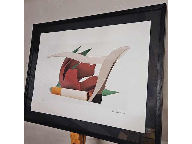 Tom wesselman lithograaf ''smoker iv'' - afbeelding 1 van  7