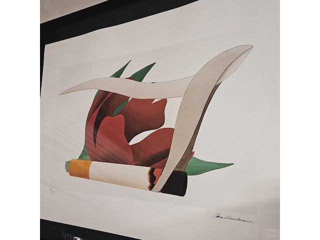 Tom wesselman lithograaf ''smoker iv'' - afbeelding 2 van  7