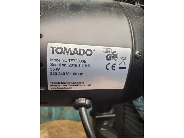Tomado tafelventilator tft3006b - afbeelding 3 van  3