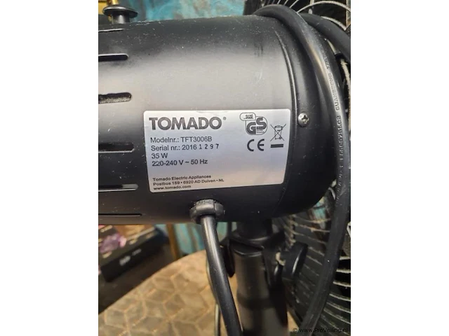 Tomado tafelventilator tft3006b - afbeelding 3 van  3