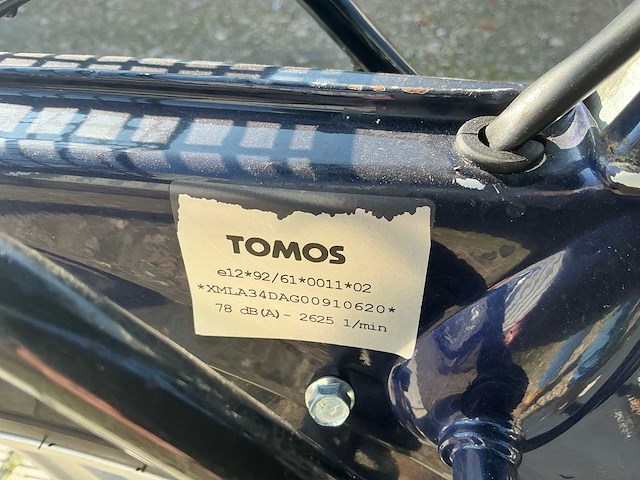 Tomos snorfiets quadro ex brommer - afbeelding 15 van  20