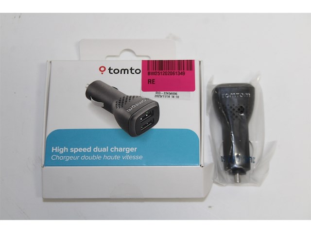 Tomtom hogesnelheid dubbele autolader 12v/ 24v voor alle navigatiesystemen - afbeelding 5 van  5