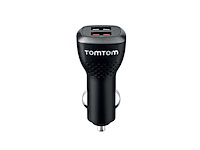 Tomtom hogesnelheid dubbele autolader 12v/ 24v voor alle tomtom navigatiesystemen - afbeelding 3 van  5