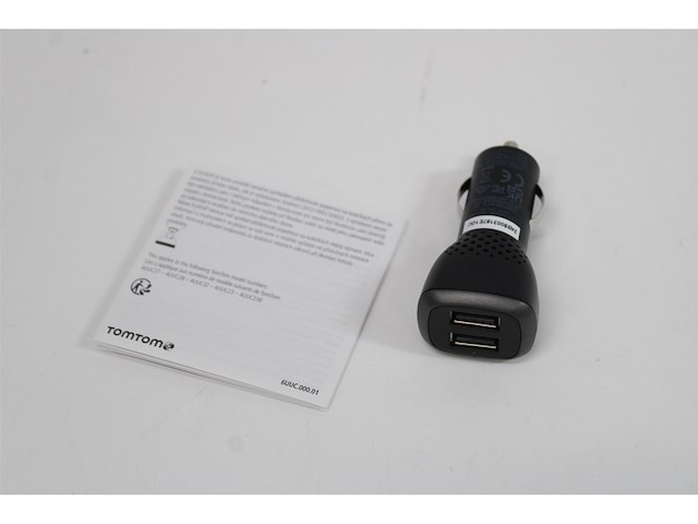 Tomtom hogesnelheid dubbele autolader 12v/ 24v voor alle tomtom navigatiesystemen - afbeelding 5 van  5