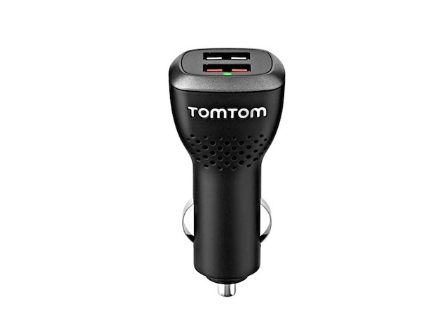 Tomtom hogesnelheid dubbele autolader 12v/ 24v - afbeelding 1 van  5
