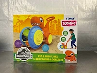 Tomy pic &push t-rex loopwagen (6x)