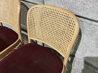 Ton - middelhoge kruk met rugleuning (6x) - afbeelding 6 van  7