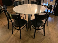 Ton eetkamertafel en 6 stoelen - afbeelding 3 van  8