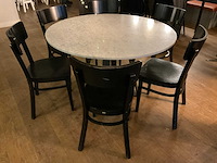 Ton eetkamertafel en 6 stoelen - afbeelding 4 van  8