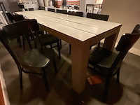 Ton restauranttafel en -stoelen - afbeelding 6 van  18