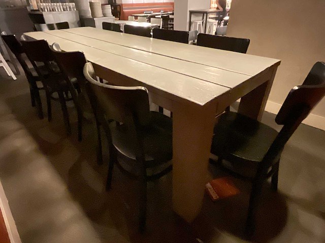 Ton restauranttafel en -stoelen - afbeelding 7 van  18